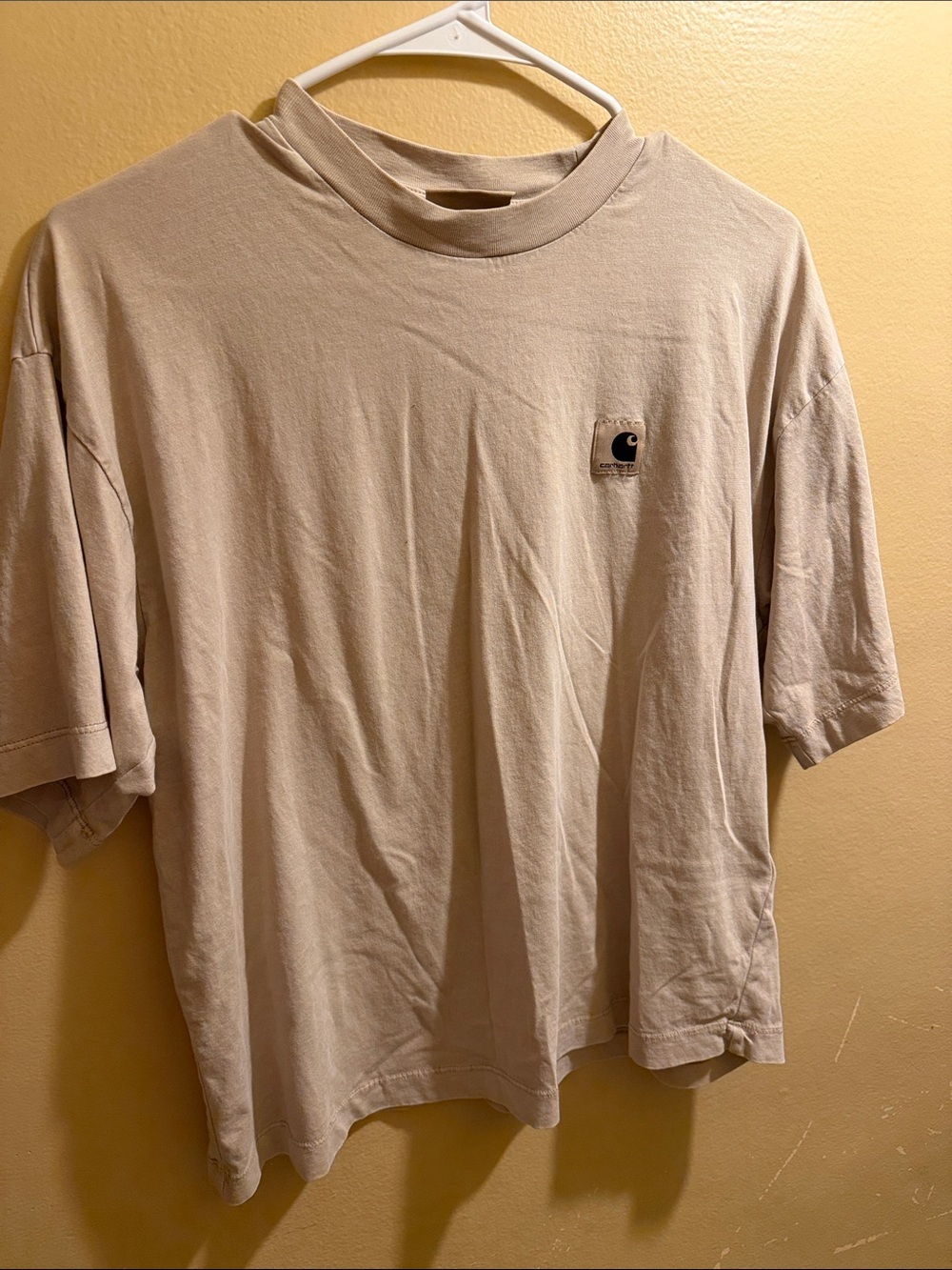 Carhartt Short Sleeve Crewneck Tee in Light Tan